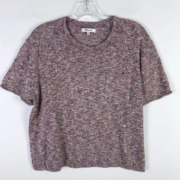 Madewell Tops - Madewell Marled Pocket Sweater Tee #1769